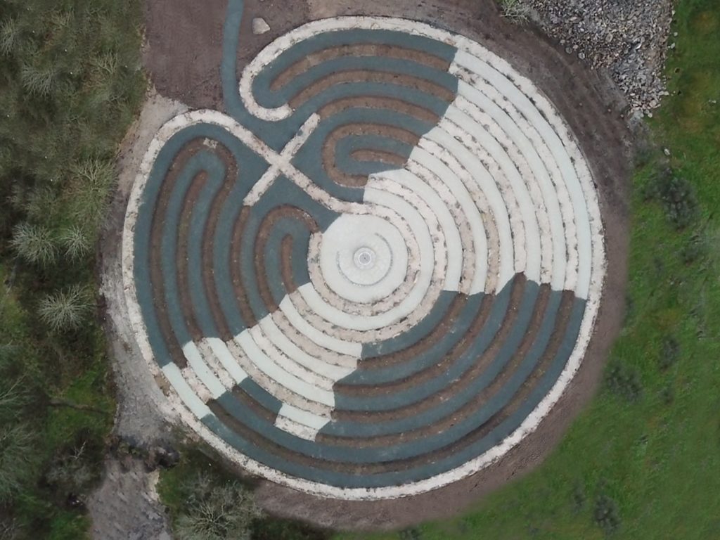 Kerdroya the Cornish Landscape Labyrinth Saint Neot Cornwall