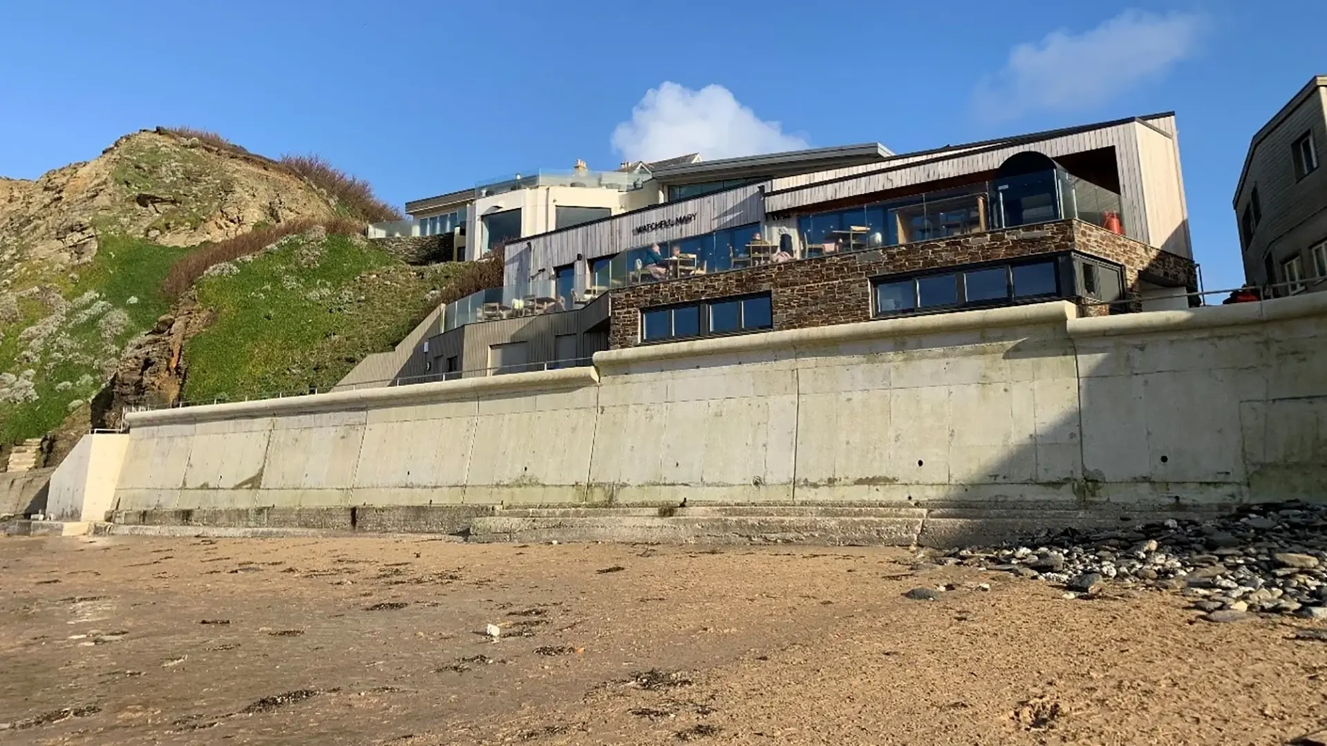 Watergate Bay seawall works - We Are Ease Ivybridge Devon