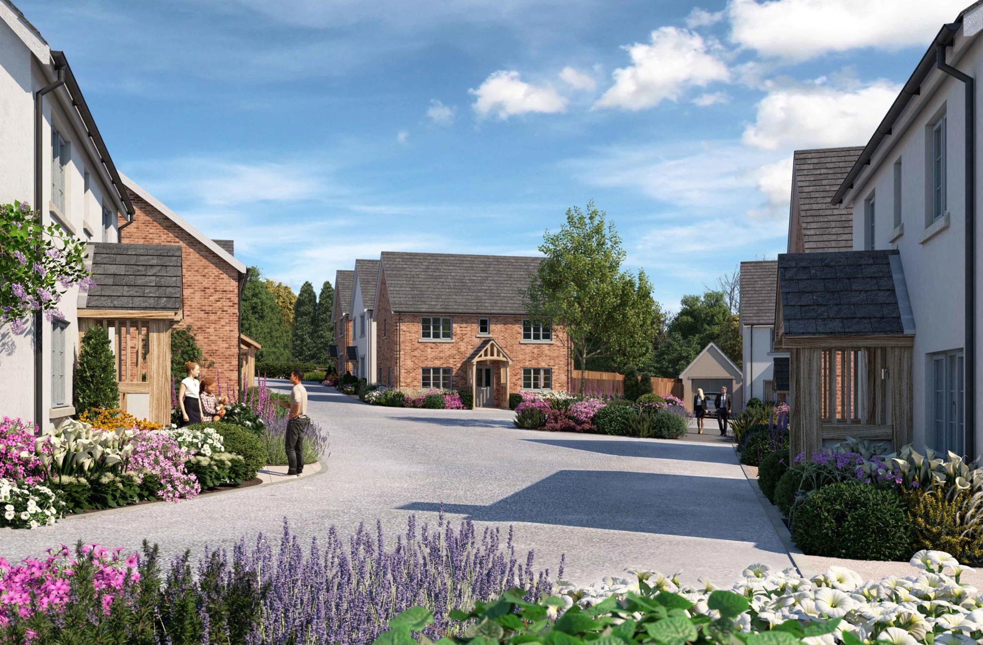 Aller Gardens in Kingskerswell Devon. An exclusive collection of twenty three 2, 3, and 4 bedroom homes